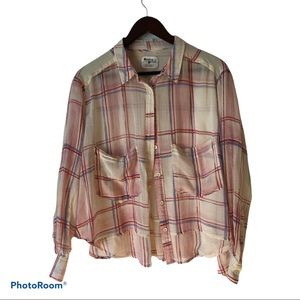 Holding Horses Plaid Blouse